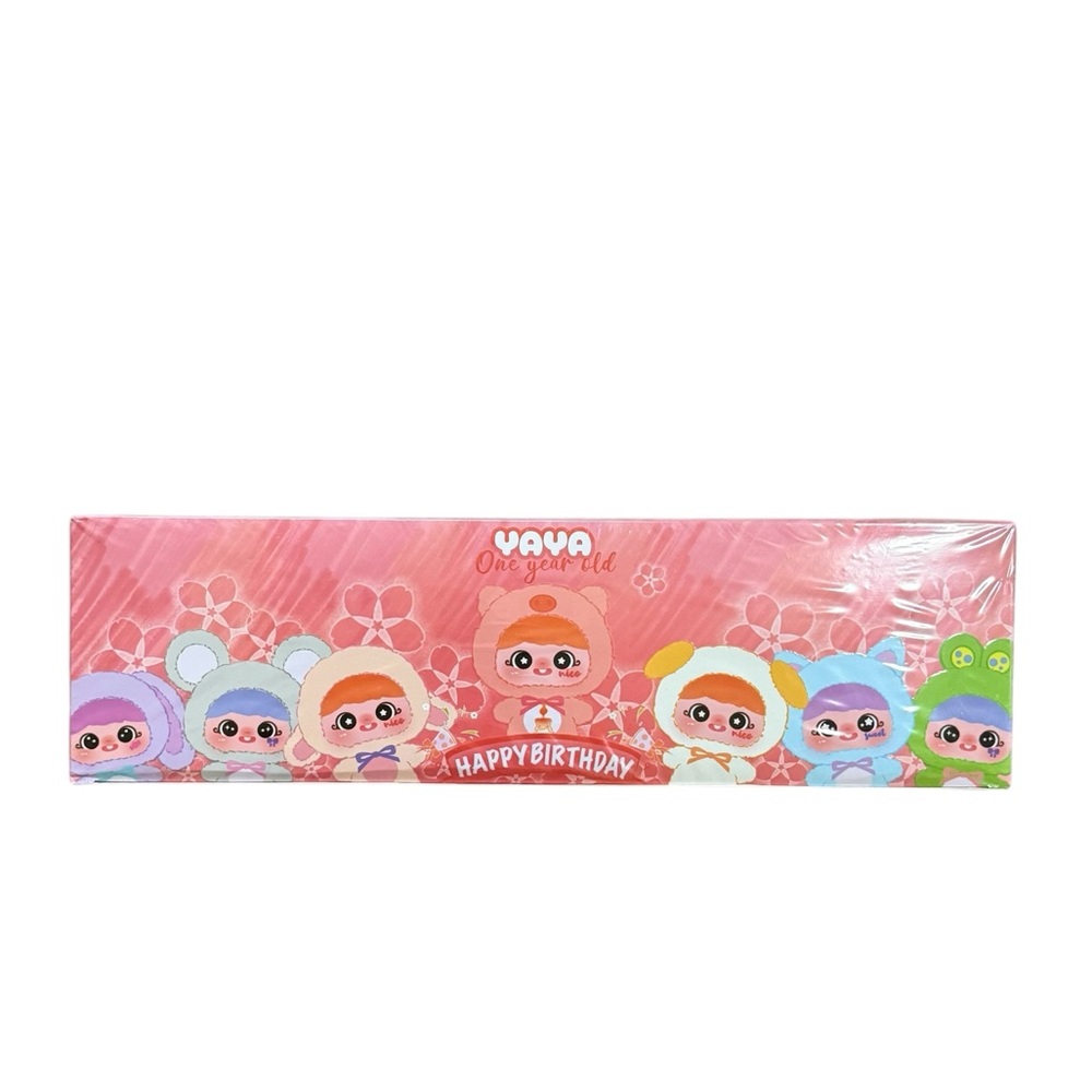 NWB Happy Ghost YAYA Happy Birthday One Year Old Plush Pendant Blind Box